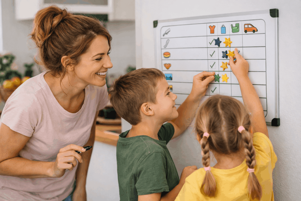 Morgenroutinen mit Kindern