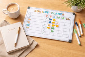 Morgenroutinen Planer