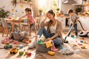 Haushalt mit Kindern darf auch chaotisch sein