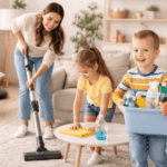 Haushaltsplan für berufstätige Mütter