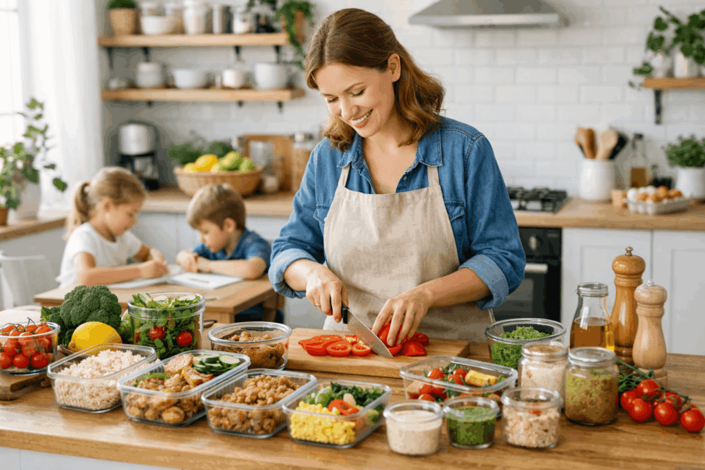 Mealprep für berufstätige Mütter
