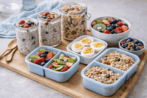 Mealprep Frühstück - für einen entspannten Morgen