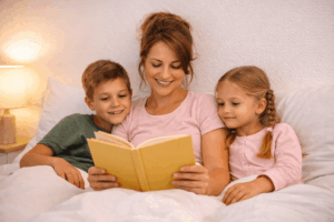 Vorlesen, eines der schönsten Abendroutinen