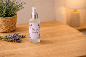 Aromaspray, mein Einschlafhelfer