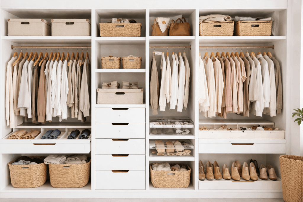 Ordnung im Kleiderschrank