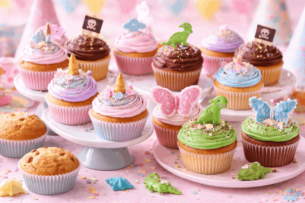 Muffins für Kindergeburtstag