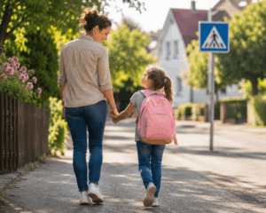 Schulweg gemeinsam erkunden